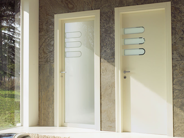 LOGIC - Hinged wooden door by Ghizzi & Benatti - view 2